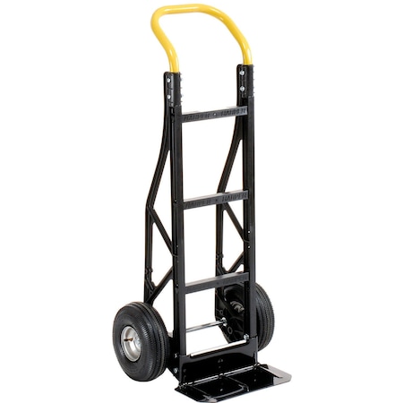 Harper Trucks Ultra Lite Nylon Hand Truck 10 Pneumatic Wheels PGCSK19BLK